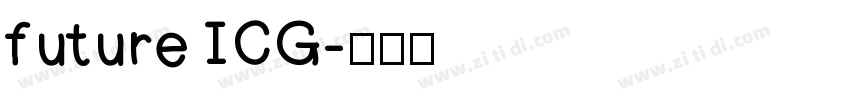 future ICG字体转换